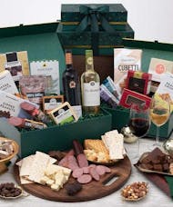 Holiday Charcuterie & Wine Gift Tower