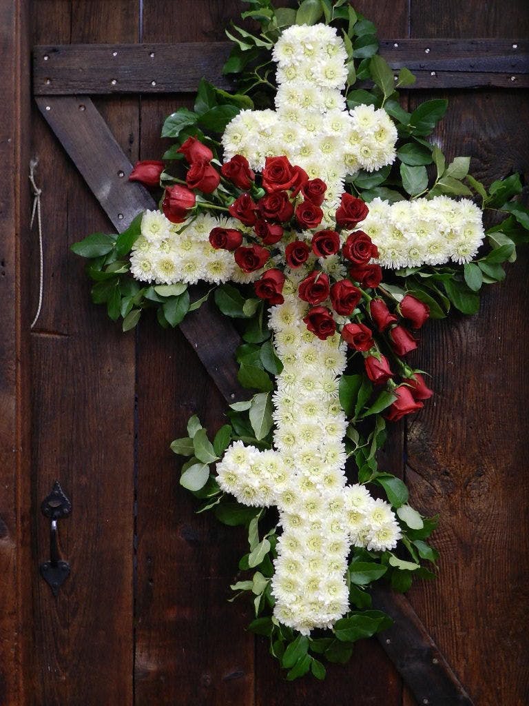 Orothodox Cross Available Same Day Flower Delivery to Derby, Shelton