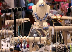 In addition to flowers and plants, City Line offers a range of jewelry and gifts